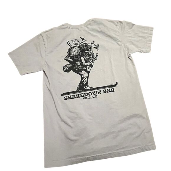 GOLDEN GOODS ONE MAN BAND SHAKEDOWN BAR VAIL COLORADO MENS SIZE MEDIUM - Picture 2 of 10
